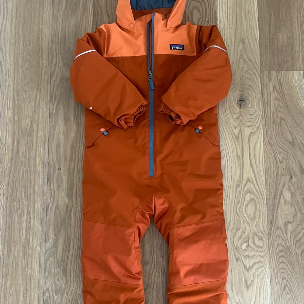 Patagonia Orange Kids Snowsuit